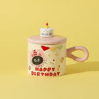 'Birthday Charm' Ceramic Mug & Candle Lid