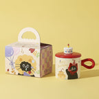 (Gift Box) 'Birthday Charm' Ceramic Mug & Candle Lid
