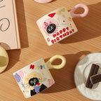 (Gift Box) 'Birthday Charm' Ceramic Mug & Candle Lid