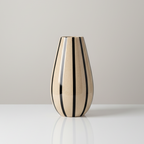 'Mid-Century Stripe' Glass Vase