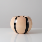 'Mid-Century Stripe' Glass Vase