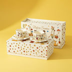 (Gift Box) 'Before Sunrise' Bone Porcelain Couple Mug Set