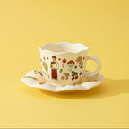 (Gift Box) 'Before Sunrise' Bone Porcelain Couple Mug Set