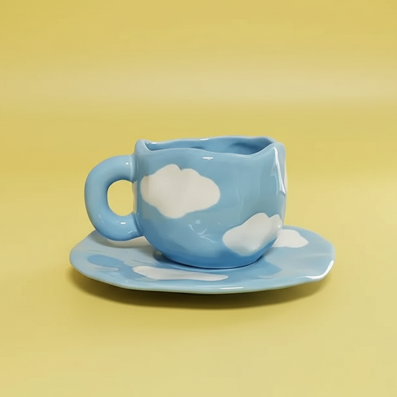 'Cloud Nine' Handcrafted Ceramic Set