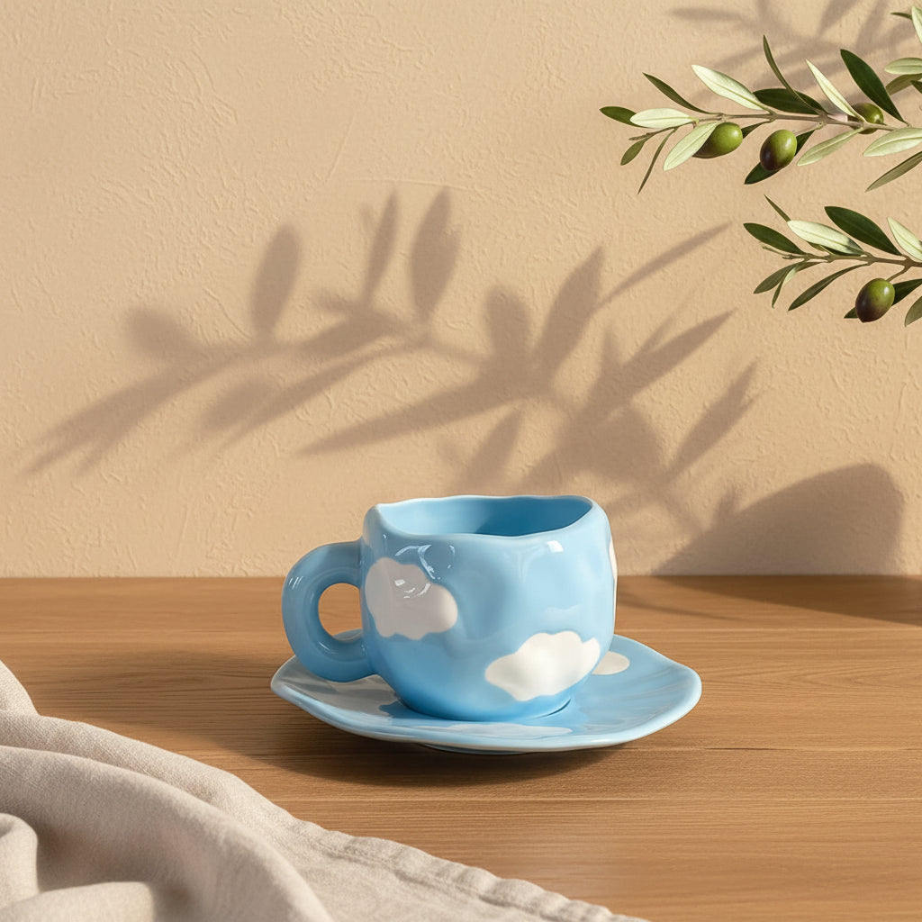 Xícara Nuvem Azul 250ml