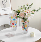 'Confetti Burst' Crystal Glass Vase