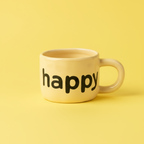 'Happy Thoughts' Ceramic Statement Mug