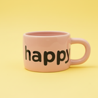 'Happy Thoughts' Ceramic Statement Mug